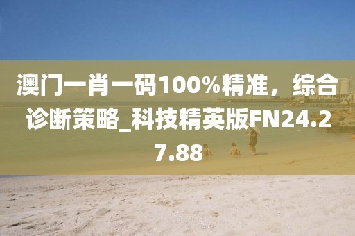 澳门一肖一码100%精准，综合诊断策略_科技精英版FN24.27.88