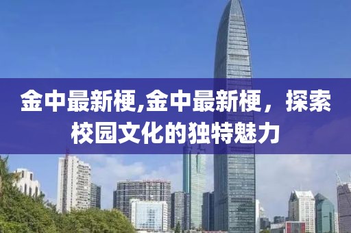 金中最新梗,金中最新梗，探索校园文化的独特魅力