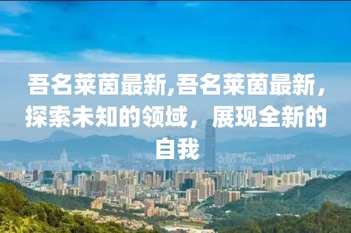 吾名莱茵最新,吾名莱茵最新，探索未知的领域，展现全新的自我