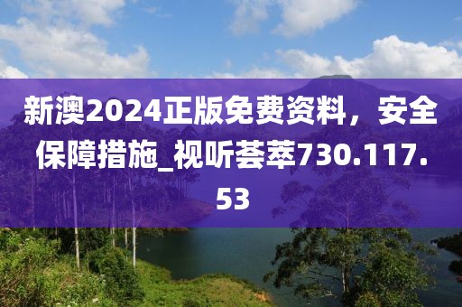 新澳2024正版免费资料，安全保障措施_视听荟萃730.117.53