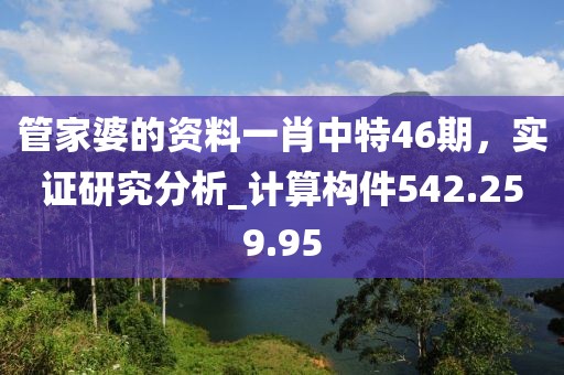 管家婆的资料一肖中特46期，实证研究分析_计算构件542.259.95
