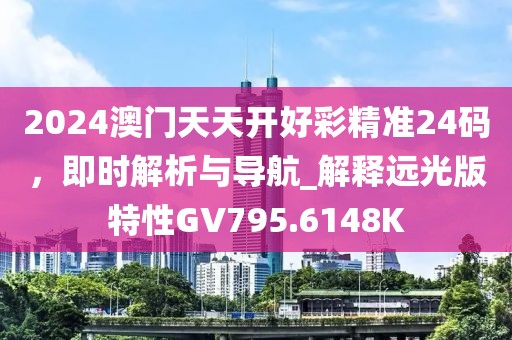 2024澳门天天开好彩精准24码，即时解析与导航_解释远光版特性GV795.6148K