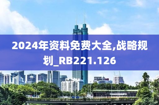 2024年资料免费大全,战略规划_RB221.126