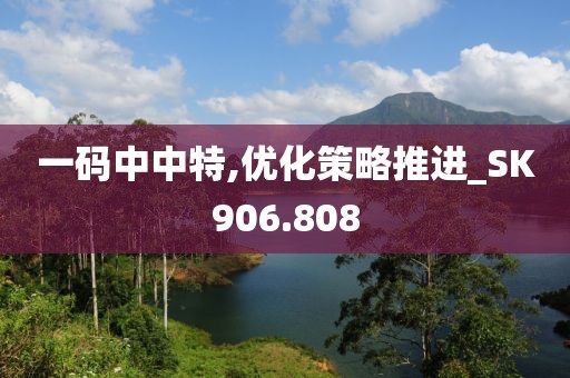一码中中特,优化策略推进_SK906.808
