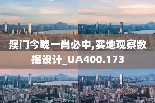澳门今晚一肖必中,实地观察数据设计_UA400.173